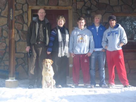 david, dasy (le chien), kandy, moi, erkka, gabriel