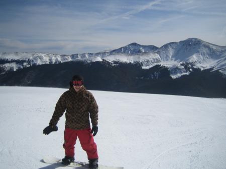 je suis a winter park a plus de 4500 metres d'altitude